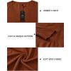 imageArachampampCloz Womens Soft V Neck Long Sleeve Casual Loose Fit Sweater TopsCaramel