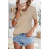 imageArachampampCloz Womens Wool Blend Summer Tops Lightweight Business Casual BlousesApricot02