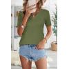imageArachampampCloz Womens Wool Blend Summer Tops Lightweight Business Casual BlousesArmy Green