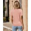 imageArachampampCloz Womens Wool Blend Summer Tops Lightweight Business Casual BlousesCablepale Pink