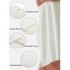 imageArachampampCloz Mens Wool Blended Button Down Shirt Short Sleeve Knit 2025 Summer Fashion Dress Shirts Casual Business GolfWhite