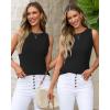 imageArachampampCloz Womens Non See Through Summer Business Casual Tanks 2025Black