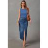 imageArachampampCloz Womens Non See Through Summer Business Casual Tanks 2025Blue