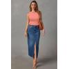 imageArachampampCloz Womens Non See Through Summer Business Casual Tanks 2025Coral Orange