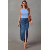 imageArachampampCloz Womens Non See Through Summer Business Casual Tanks 2025Light Blue