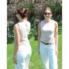 imageArachampampCloz Womens Non See Through Summer Business Casual Tanks 2025Offwhite