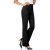 imageArachampampCloz Womens Stretch WrinkleFree Lightweight Bootcut Work Pants 2025Black