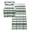 imageArachampampCloz Womens Non See Through 2 Piece Sets Summer Tank Top and Midi Skirt Knit OutfitsWhitegreen Fresh