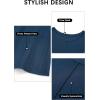 imageArachampampCloz Womens Summer Maxi Dress 2025 Crew Neck Sleeveless Knitted Church Work Business Casual Outfits Long DressesNavy