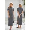 imageArachampampCloz Womens Wool Blend Lightweight Summer Casual T Shirts Maxi Dress 2025Dark Grey