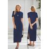 imageArachampampCloz Womens Wool Blend Lightweight Summer Casual T Shirts Maxi Dress 2025Navy