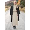 imageArachampampCloz Womens 2 Piece Sweaters Sets Turtleneck Long Sleeve Tops Long Maxi Skirt Casual Fall Fashion 2024 OutfitsApricot