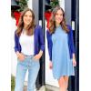 imageArachampampCloz Womens 2024 Lightweight Summer Cardigan 34 Sleeve Crochet Patterns Knit Shrug Sweater TopsNavy