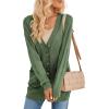 imageArachampampCloz Womens Lightweight Cardigan Sweater Fashion Long Sleeve Summer Casual Outfits with Pocket Cozy CloudsArmy Green