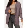 imageArachampampCloz Womens Lightweight Cardigan Sweater Fashion Long Sleeve Summer Casual Outfits with Pocket Cozy CloudsNutmeg