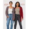 imageArachampampCloz Womens Lightweight Cardigan Sweater Fashion Long Sleeve Summer Casual Outfits with Pocket Cozy CloudsNutmeg