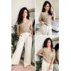imageArachampampCloz Womens Lightweight Cardigan Short Sleeve Shrugs Button Crochet Knit Fashion Sweaters Tops Cozy CloudsKhaki