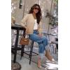 imageArachampampCloz Womens Soft Cropped Cardigan Casual Lightweight Shrug Sweater TopsApricot