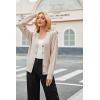 imageArachampampCloz Womens Wool Blend Lightweight Summer Business Casual Cardigan SweatersApricot