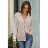 imageArachampampCloz Womens Wool Blend Lightweight Summer Business Casual Cardigan SweatersApricot