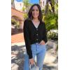 imageArachampampCloz Womens Wool Blend Lightweight Summer Business Casual Cardigan SweatersBlack