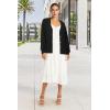 imageArachampampCloz Womens Wool Blend Lightweight Summer Business Casual Cardigan SweatersBlack