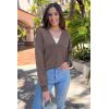 imageArachampampCloz Womens Wool Blend Lightweight Summer Business Casual Cardigan SweatersCoffee