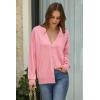 imageArachampampCloz Womens Wool Blend Lightweight Summer Business Casual Cardigan SweatersPink