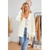 imageArachampampCloz Womens Wool Blend Lightweight Summer Business Casual Cardigan SweatersWhite