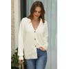imageArachampampCloz Womens Wool Blend Lightweight Summer Business Casual Cardigan SweatersWhite
