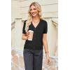 imageArachampampCloz Womens Wool Blended Cropped Cardigan Sweater 2025 Short Sleeve Shrug Business Casual Outfits Lightweight TopBlack