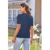imageArachampampCloz Womens Wool Blended Cropped Cardigan Sweater 2025 Short Sleeve Shrug Business Casual Outfits Lightweight TopBlue