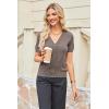 imageArachampampCloz Womens Wool Blended Cropped Cardigan Sweater 2025 Short Sleeve Shrug Business Casual Outfits Lightweight TopCoffee