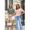 imageArachampampCloz Womens Lightweight Summer Business Casual Cropped Short Sleeve CardiganDusty Emerald
