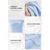 imageArachampampCloz Womens Silk Blend Fold Over Elegant Classy Wedding Guest Dress 2025Dusty Blue