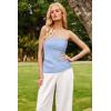 imageArachampampCloz Womens Silk Blend Non Slip Summer Going Out Tube Tops 2025Blue
