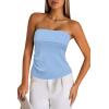 imageArachampampCloz Womens Silk Blend Non Slip Summer Going Out Tube Tops 2025Blue
