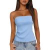 imageArachampampCloz Womens Silk Blend Non Slip Summer Going Out Tube Tops 2025Blue