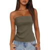 imageArachampampCloz Womens Silk Blend Non Slip Summer Going Out Tube Tops 2025Coffee