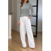 imageArachampampCloz Womens Soft Knit Sweater Fall Dressy Casual Pullover TopsAlight Grey