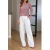 imageArachampampCloz Womens Soft Knit Sweater Fall Dressy Casual Pullover TopsApink