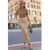 imageArachampampCloz Womens Wool Blend Business Casual Loose Fit Summer Sweaters OutfitsCamel