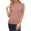 imageArachampampCloz Womens Wool Blend Business Casual Loose Fit Summer Sweaters OutfitsDusky Pink