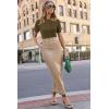 imageArachampampCloz Womens Wool Blend Business Casual Loose Fit Summer Sweaters OutfitsGolden Brown