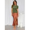 imageArachampampCloz Womens Wool Blend Business Casual Loose Fit Summer Sweaters OutfitsGrass Green