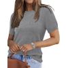 imageArachampampCloz Womens Wool Blend Business Casual Loose Fit Summer Sweaters OutfitsGray