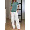 imageArachampampCloz Womens Wool Blend Business Casual Loose Fit Summer Sweaters OutfitsLake Blue