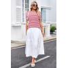 imageArachampampCloz Womens Wool Blend Business Casual Loose Fit Summer Sweaters OutfitsPinkred