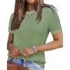 imageArachampampCloz Womens Wool Blend Business Casual Loose Fit Summer Sweaters OutfitsLight Green5132