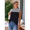 imageArachampampCloz Women 2025 Wool Blended Mock Neck Sleeveless Sweater Vest Summer Business Office Knit Spring Trendy TopsBlack5064